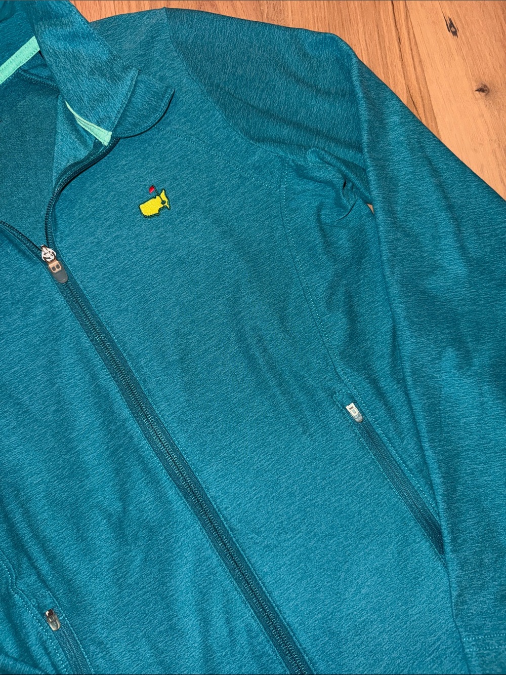 Masters Teal Women's Full-Zip Lightweight Jacket M - Picture 3 of 3